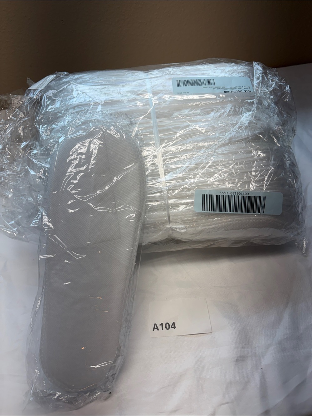 BULK slippers for showing houses